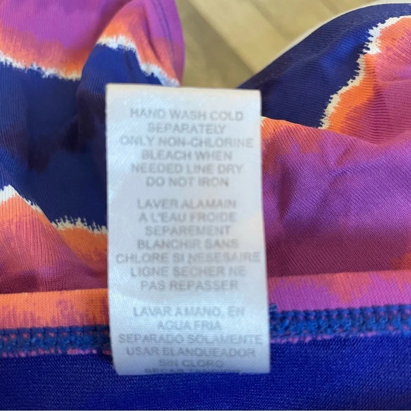 Tommy Bahama one piece striped tie dye ombre patterned swimsuit 11501 - Picture 10 of 10